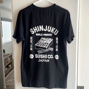 Denim & Flower Shinjuku world famous Sushi Co tee